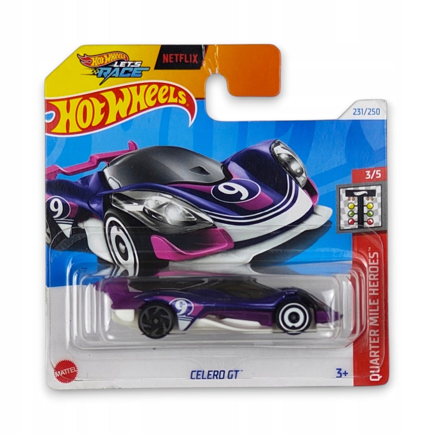 Hot Wheels - Celero GT OUTLET Delikatne zagięcia