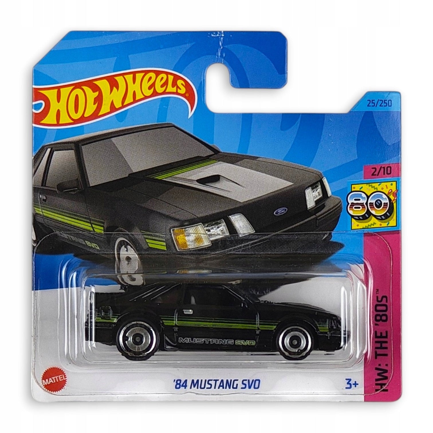 Hot Wheels - 84 Mustang SVO OUTLET Delikatne zagięcia