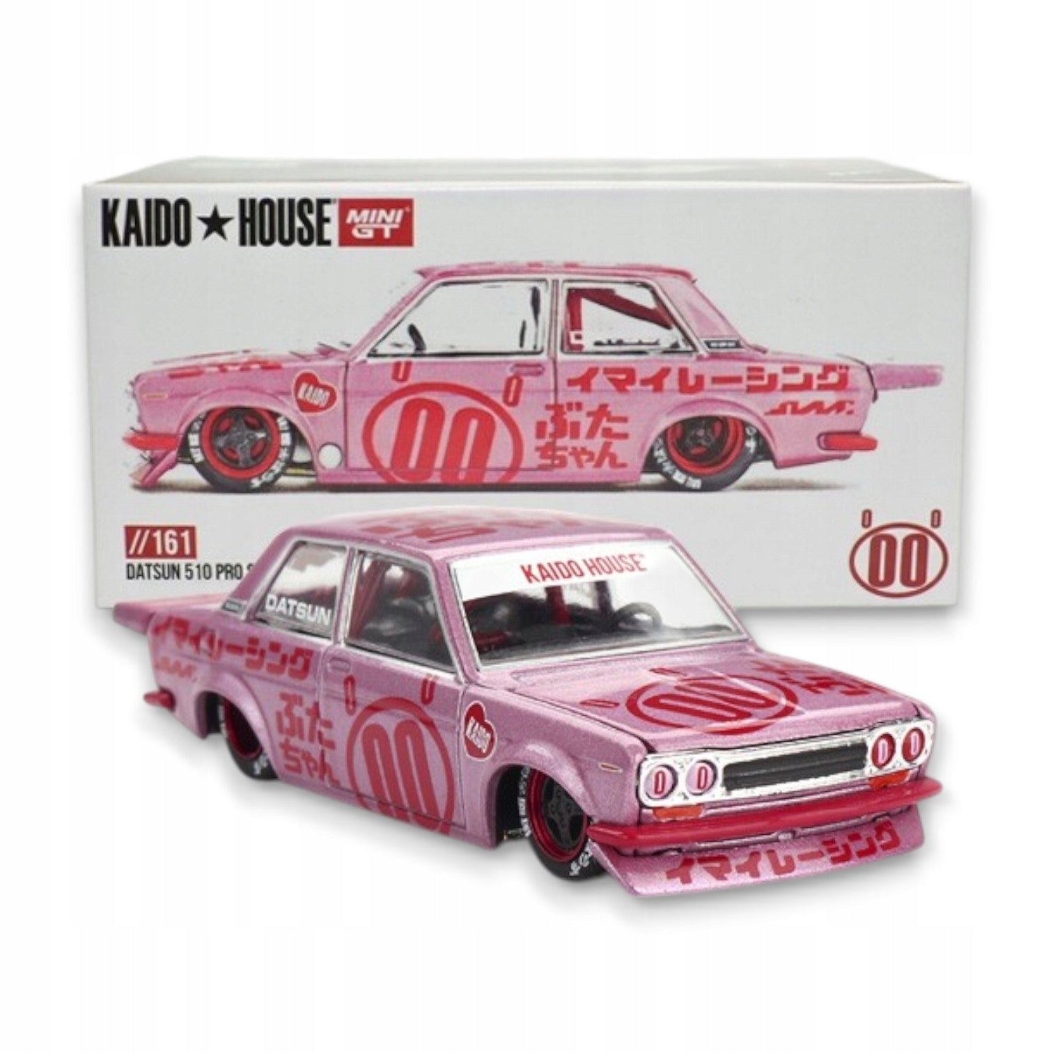 Mini GT x Kaido House - 1:64 Datsun 510 Pro Street Buta V1 KHMG161
