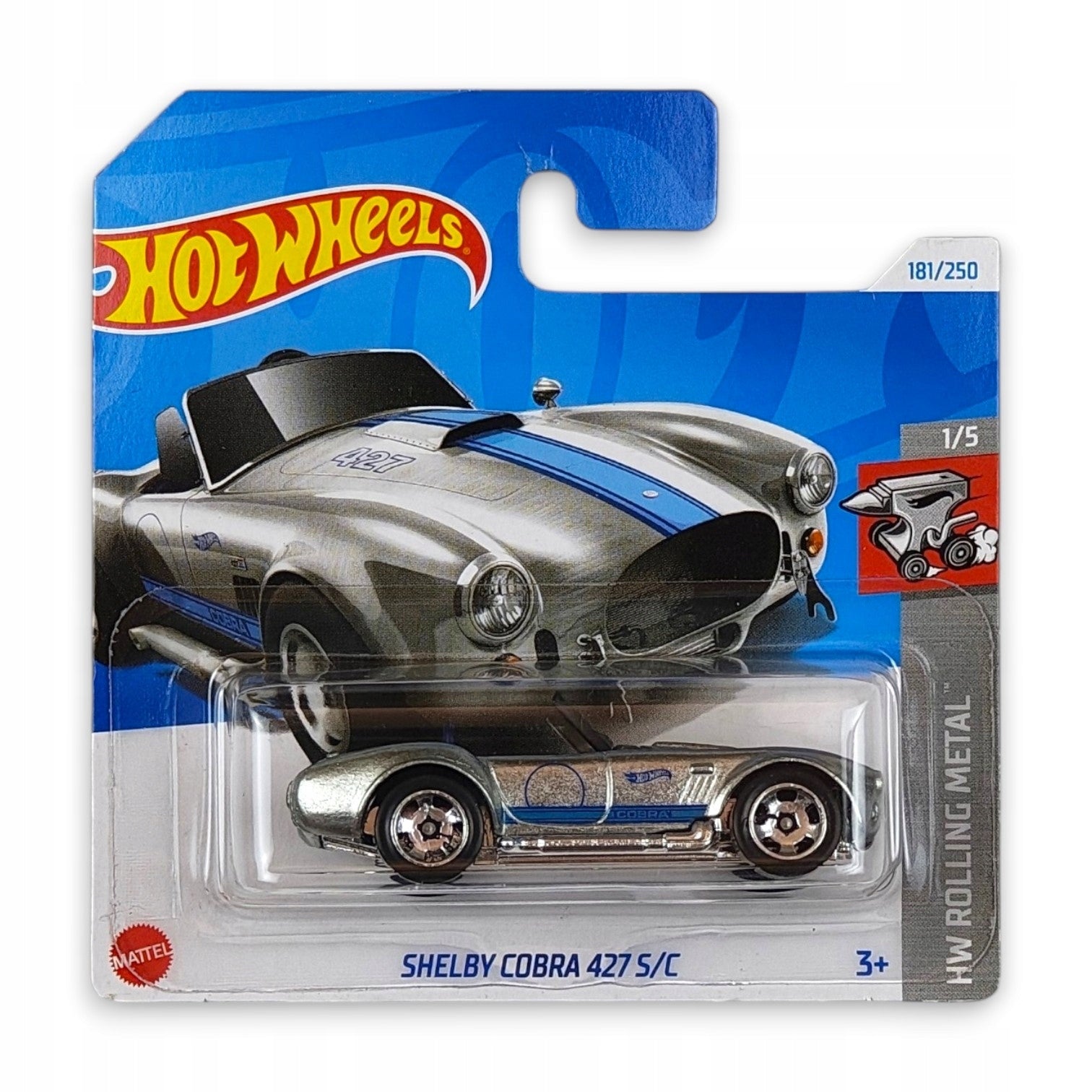 Hot Wheels - Shelby Cobra 427 S/C OUTLET Delikatne zagięcia
