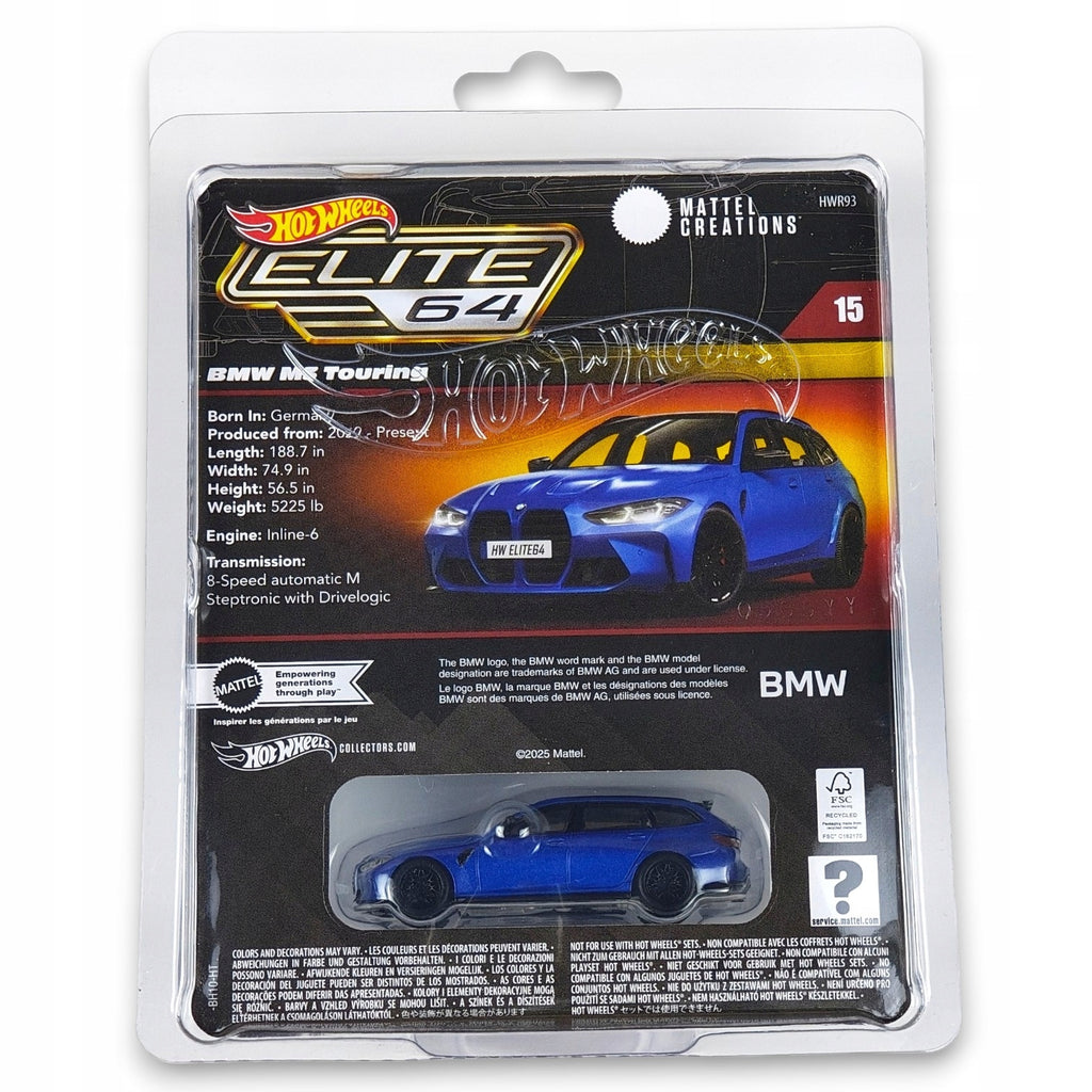 Hot Wheels Elite 64 - BMW M3 Touring w Protektorze
