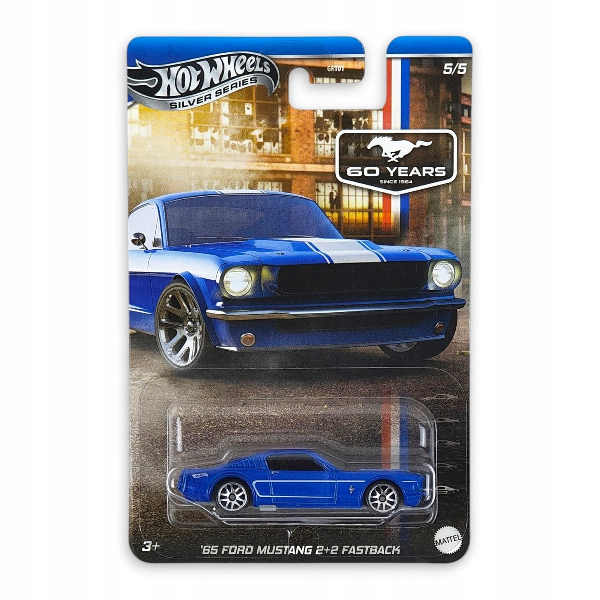 Hot Wheels - 65 Ford Mustang 2+2 Fastback 60 Years