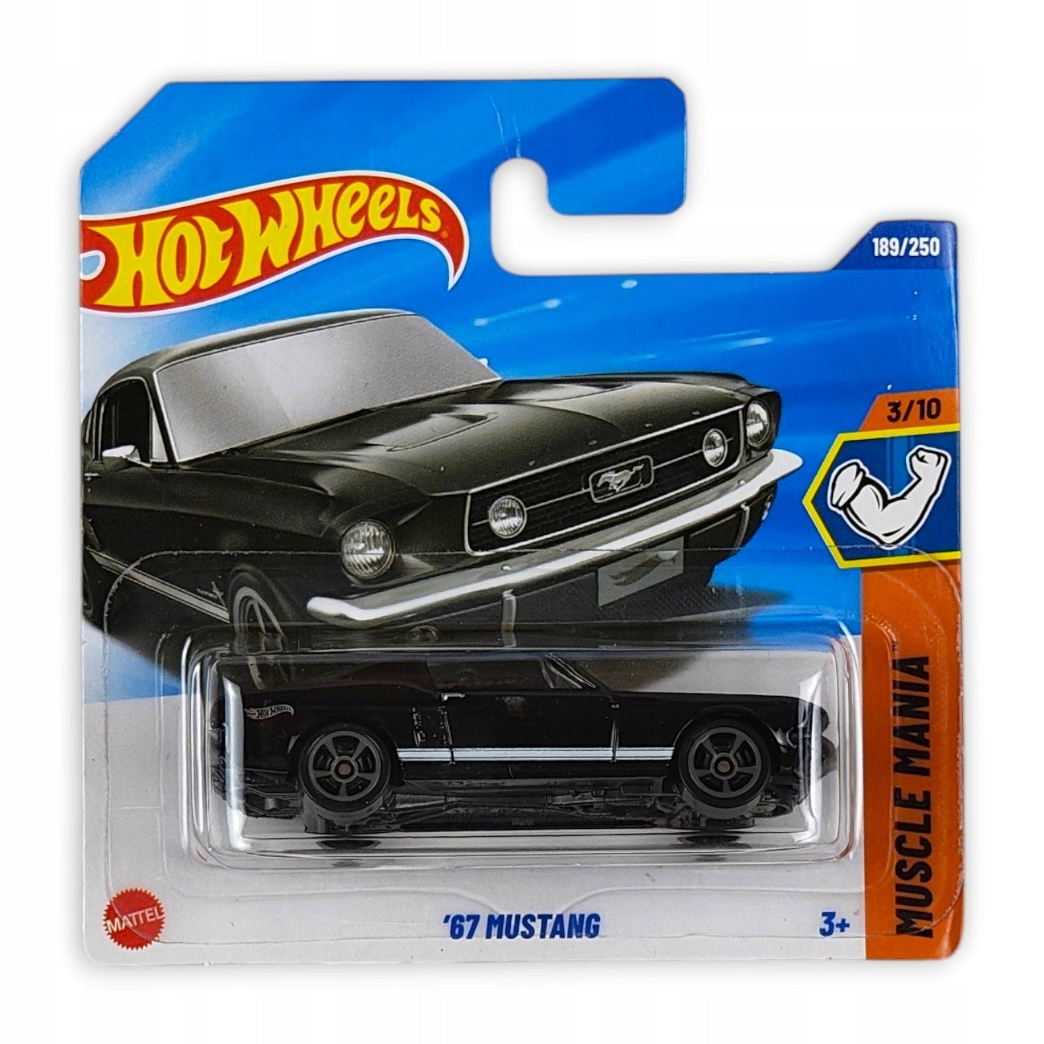 Hot Wheels - 67 Mustang OUTLET Delikatne zagięcia