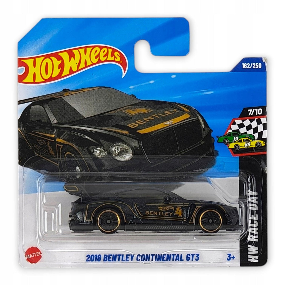 Hot Wheels - 2018 Bentley Continental GT3 OUTLET Delikatne zagięcia
