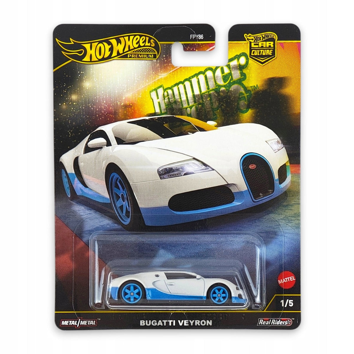 Hot Wheels Premium - Bugatti Veyron Hammer Drop