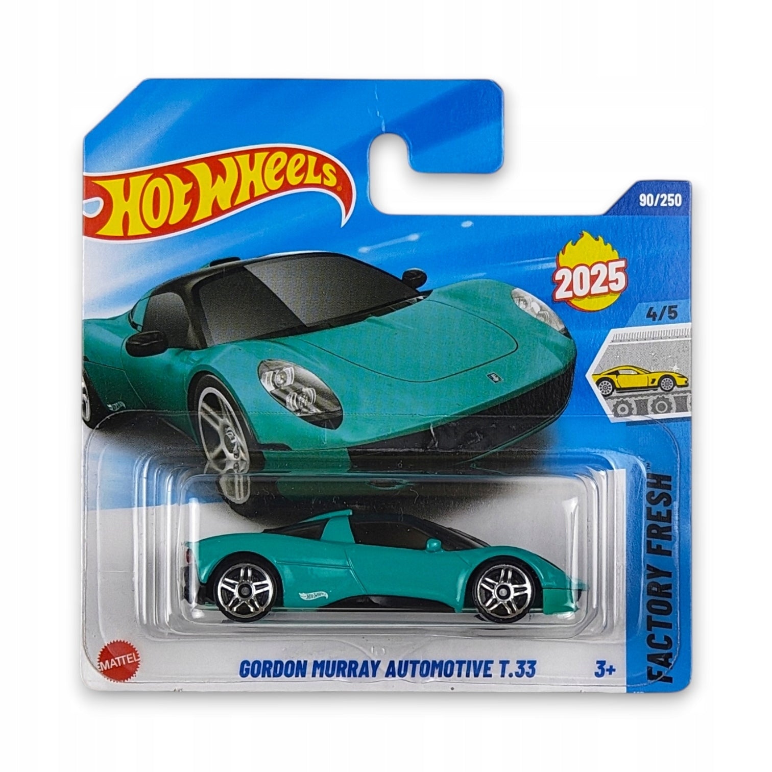 Hot Wheels - Gordon Murray Automotive T.33 OUTLET Delikatne zagięcia