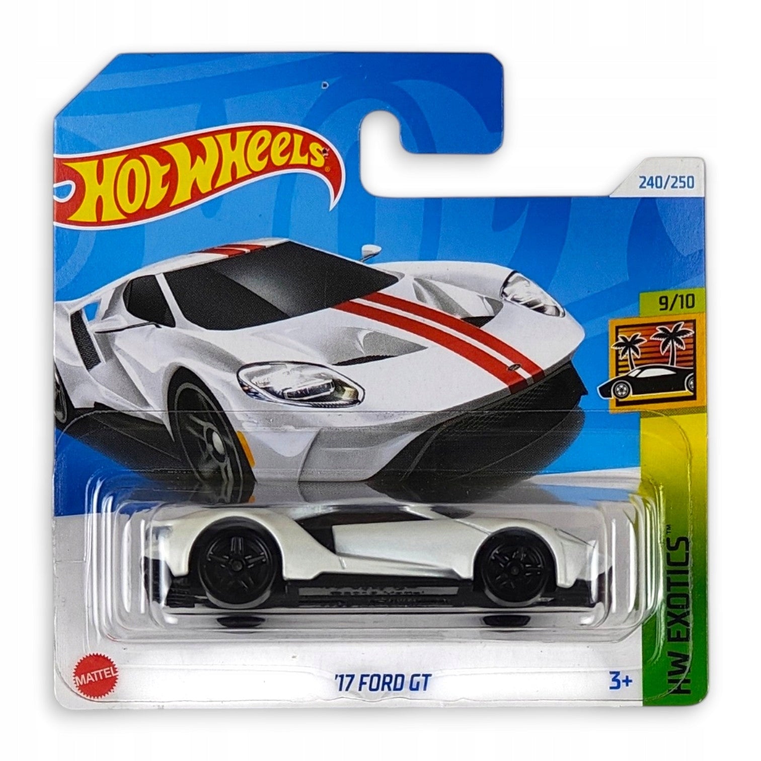 Hot Wheels - 17 Ford GT OUTLET Uszkodzony Blister
