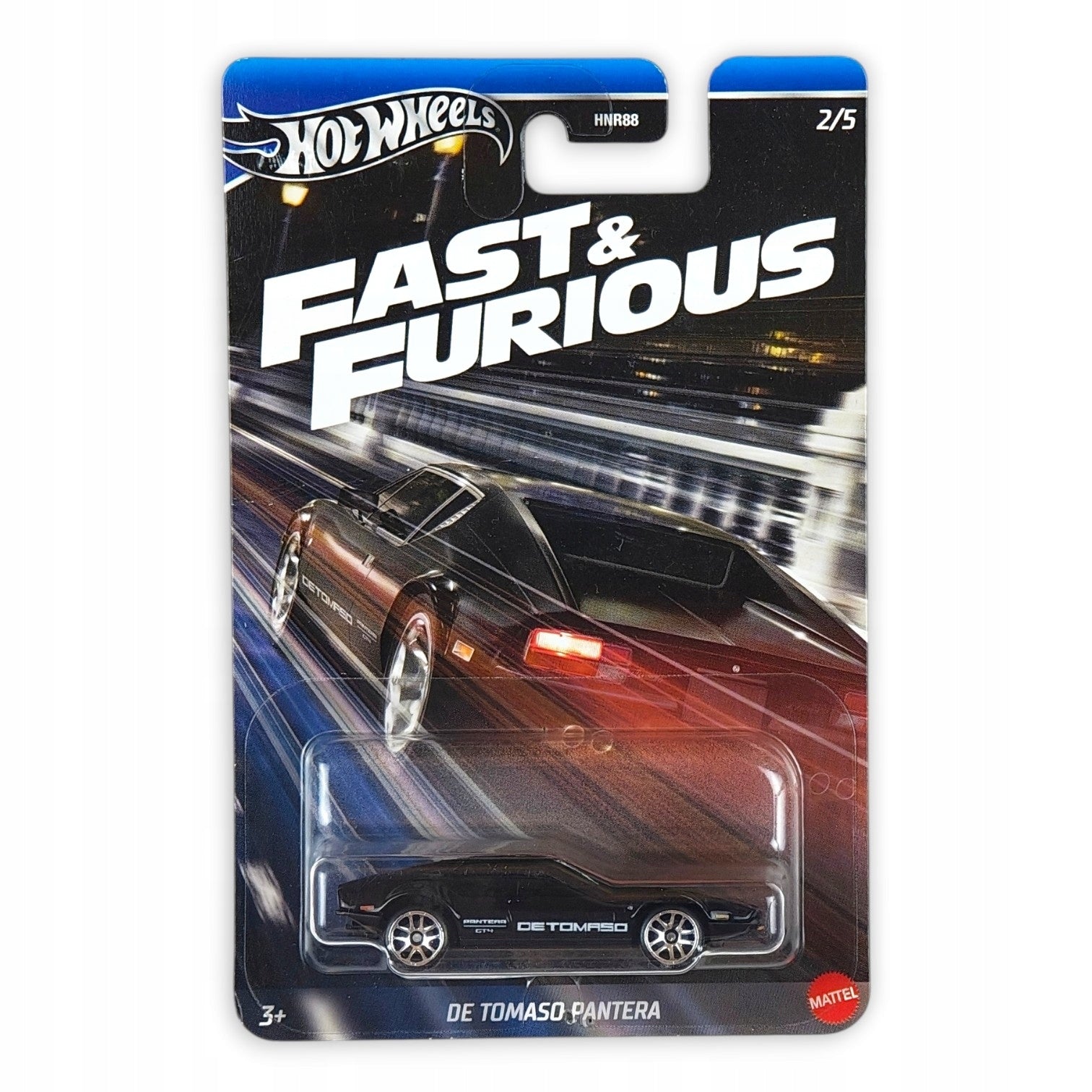 Hot Wheels - De Tomaso Pantera Fast & Furious OUTLET Delikatne zagięcia