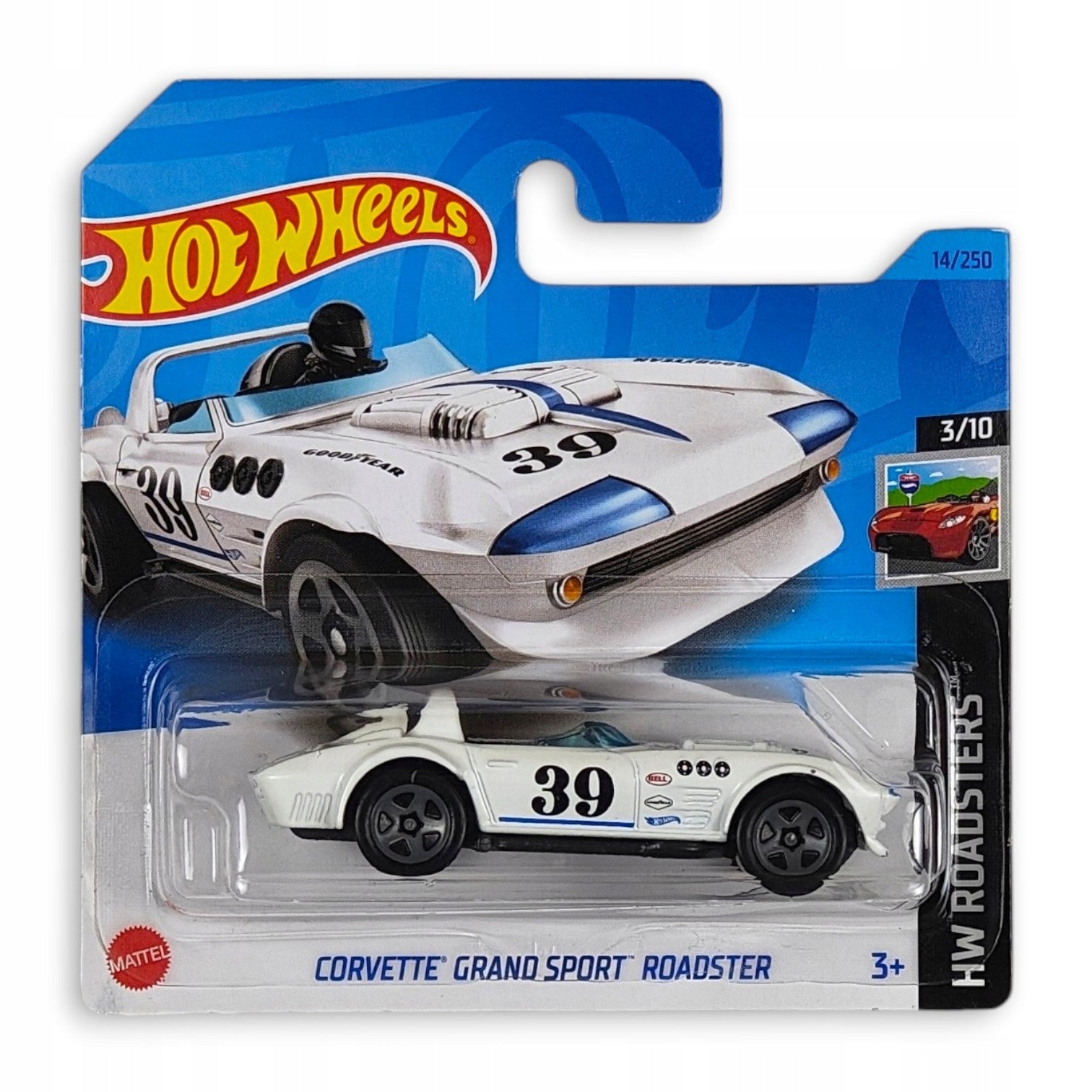Hot Wheels - Corvette Grand Sport Roadster OUTLET Delikatne zagięcia