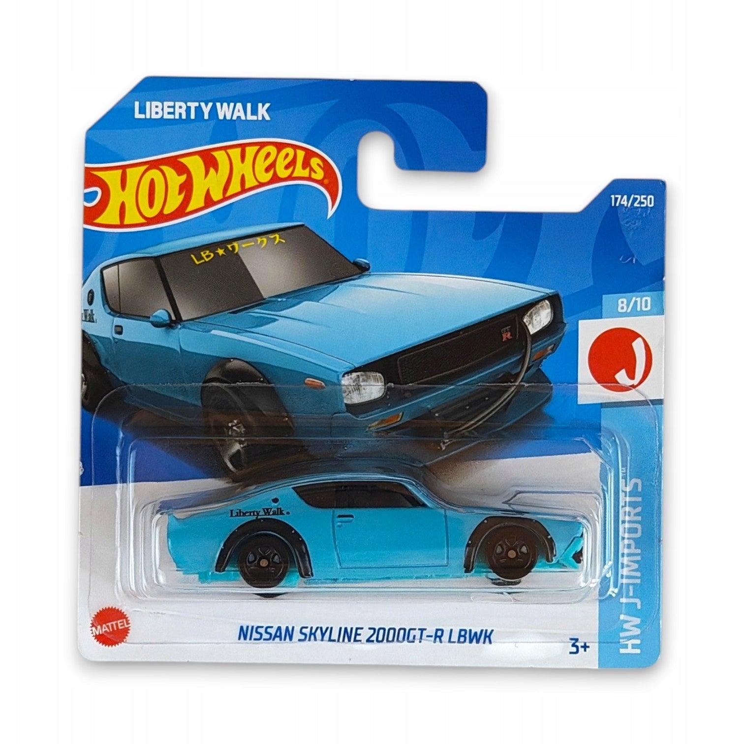 Hot Wheels - Nissan Skyline 2000GT-R LBWK OUTLET Delikatne zagięcia