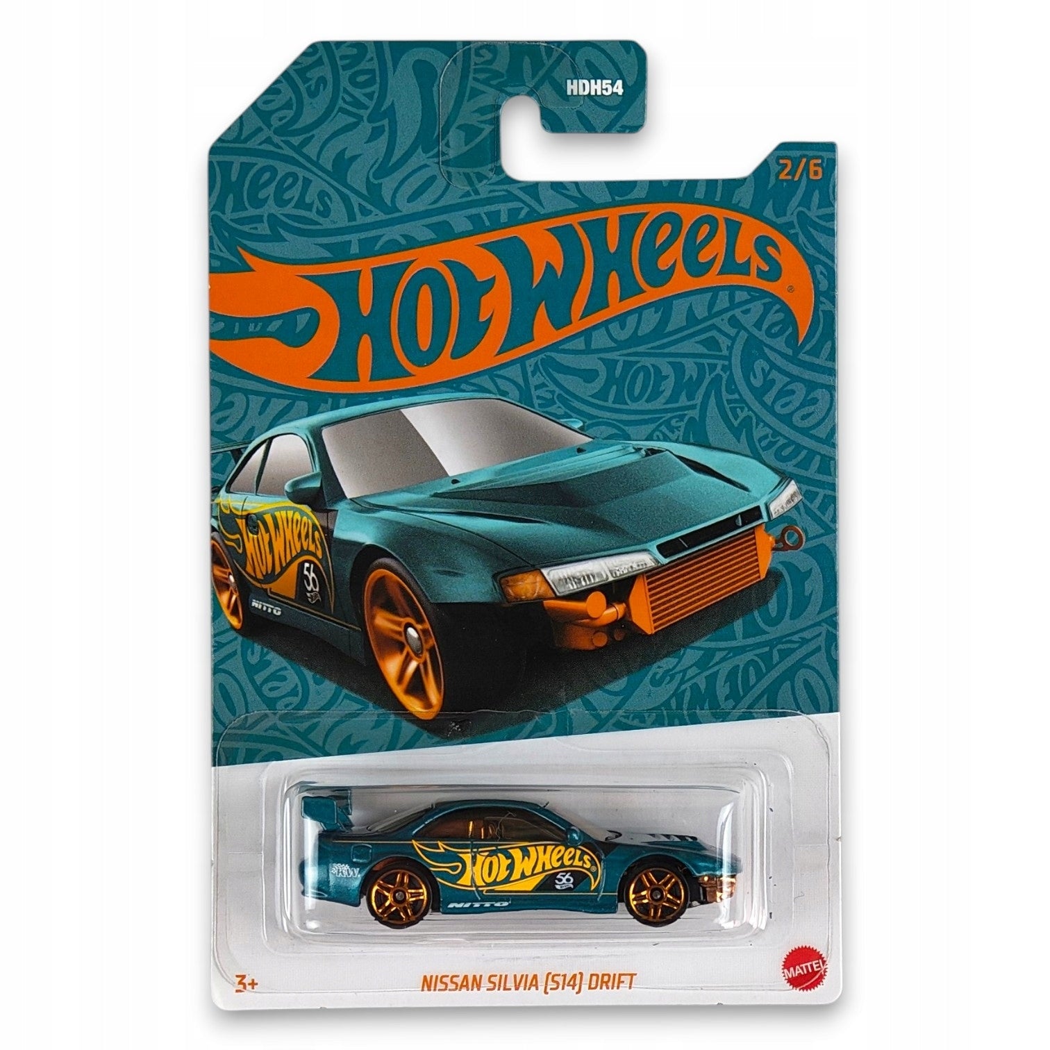 Hot Wheels - Nissan Silvia S14 Drift Pearl & Chrome