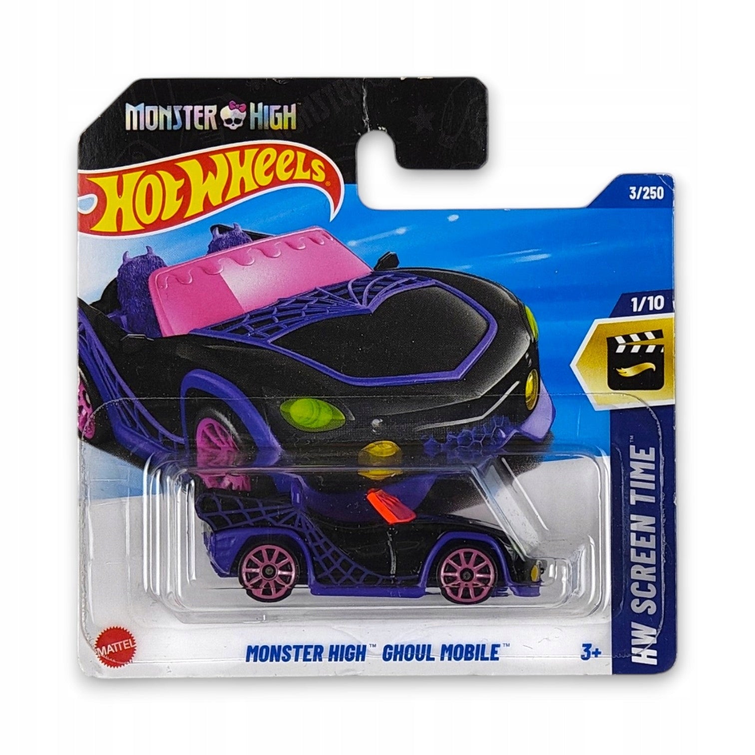 Hot Wheels - Monster High Ghoul Mobile OUTLET Delikatne zagięcia