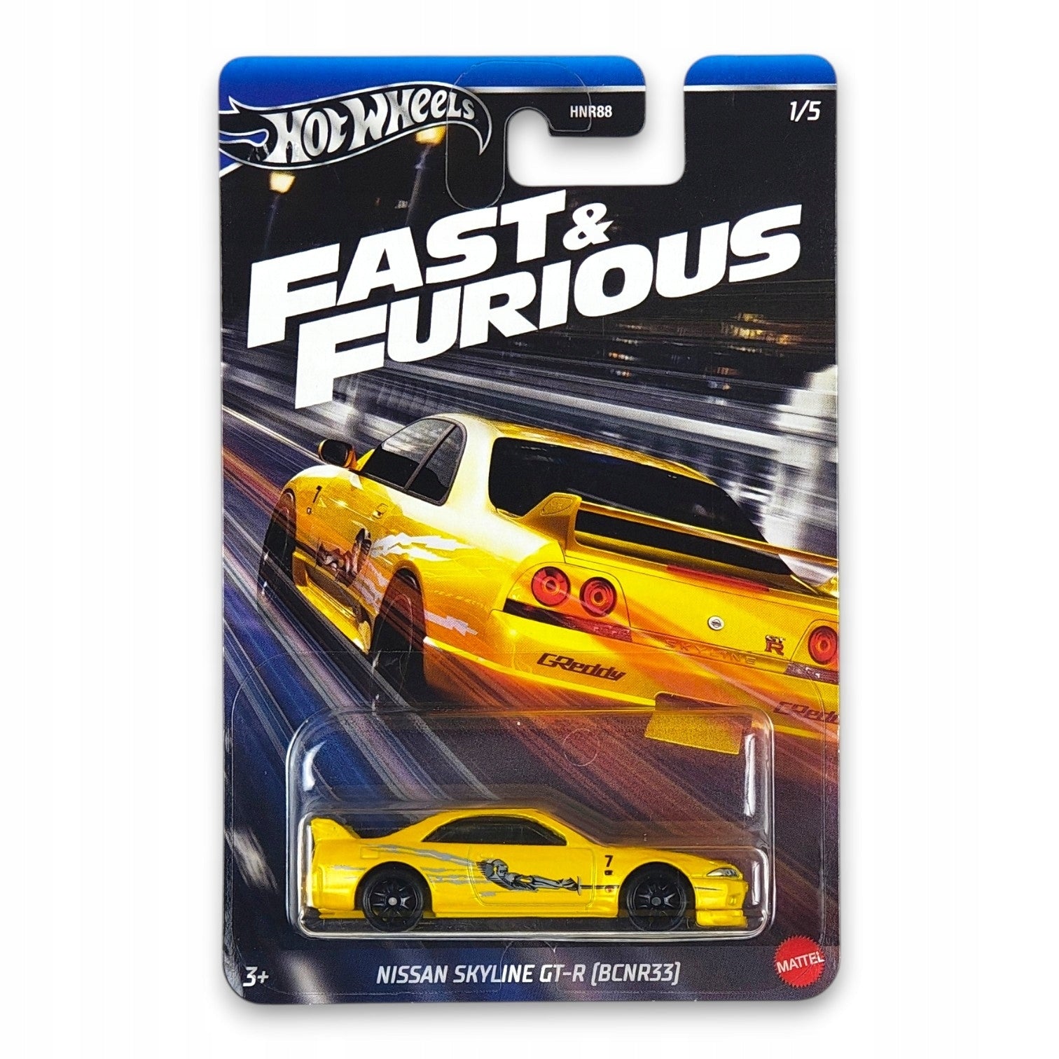 Hot Wheels - Nissan Skyline GT-R BCNR33 Fast & Furious