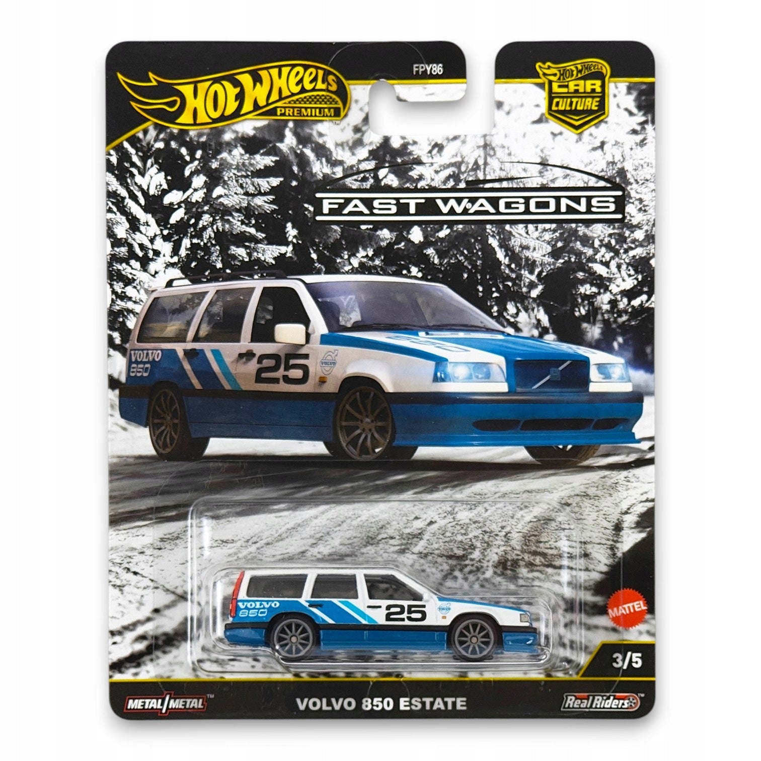 Hot Wheels Premium - Volvo 850 Estate Fast Wagons