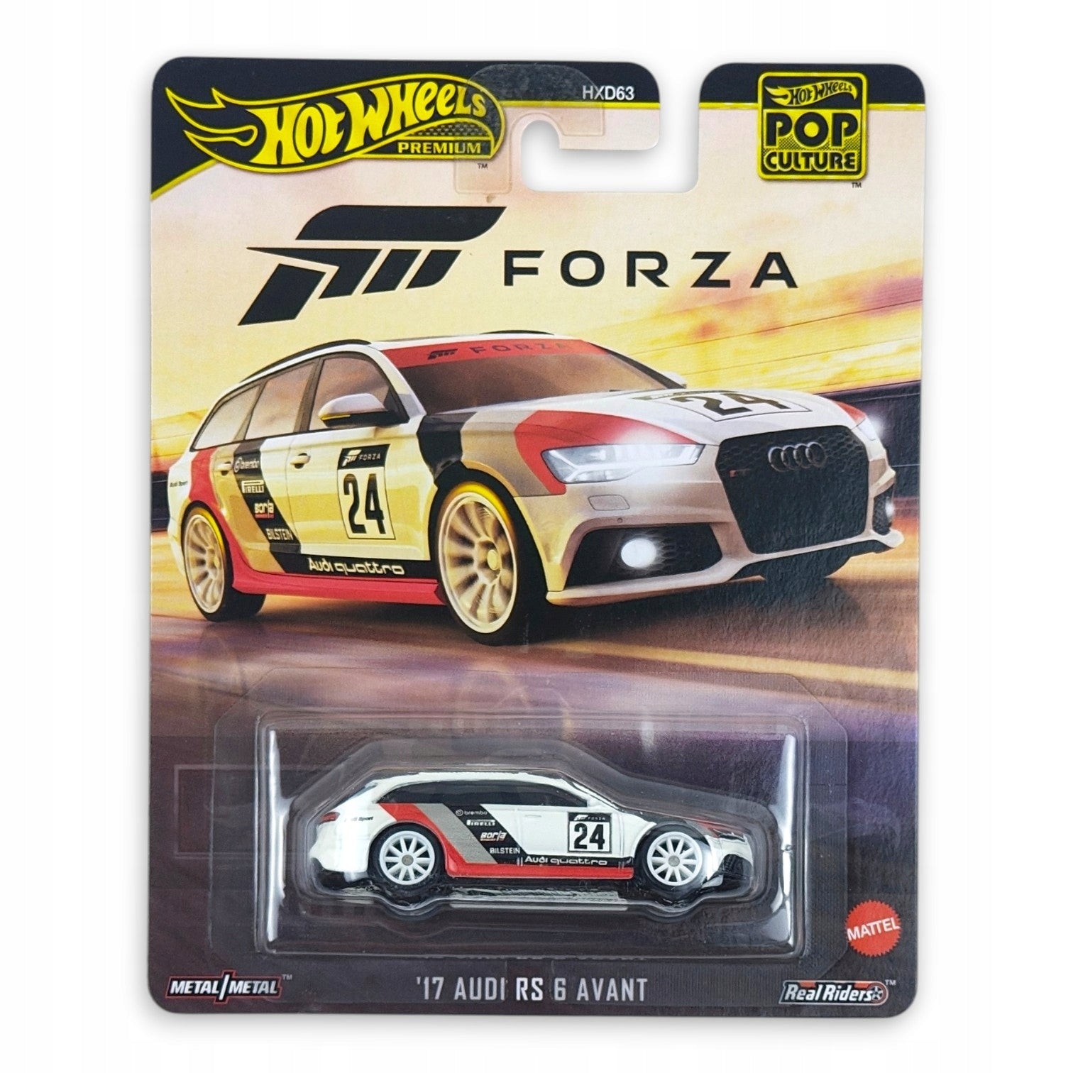 Hot Wheels Premium - 17 Audi RS 6 Avant Forza
