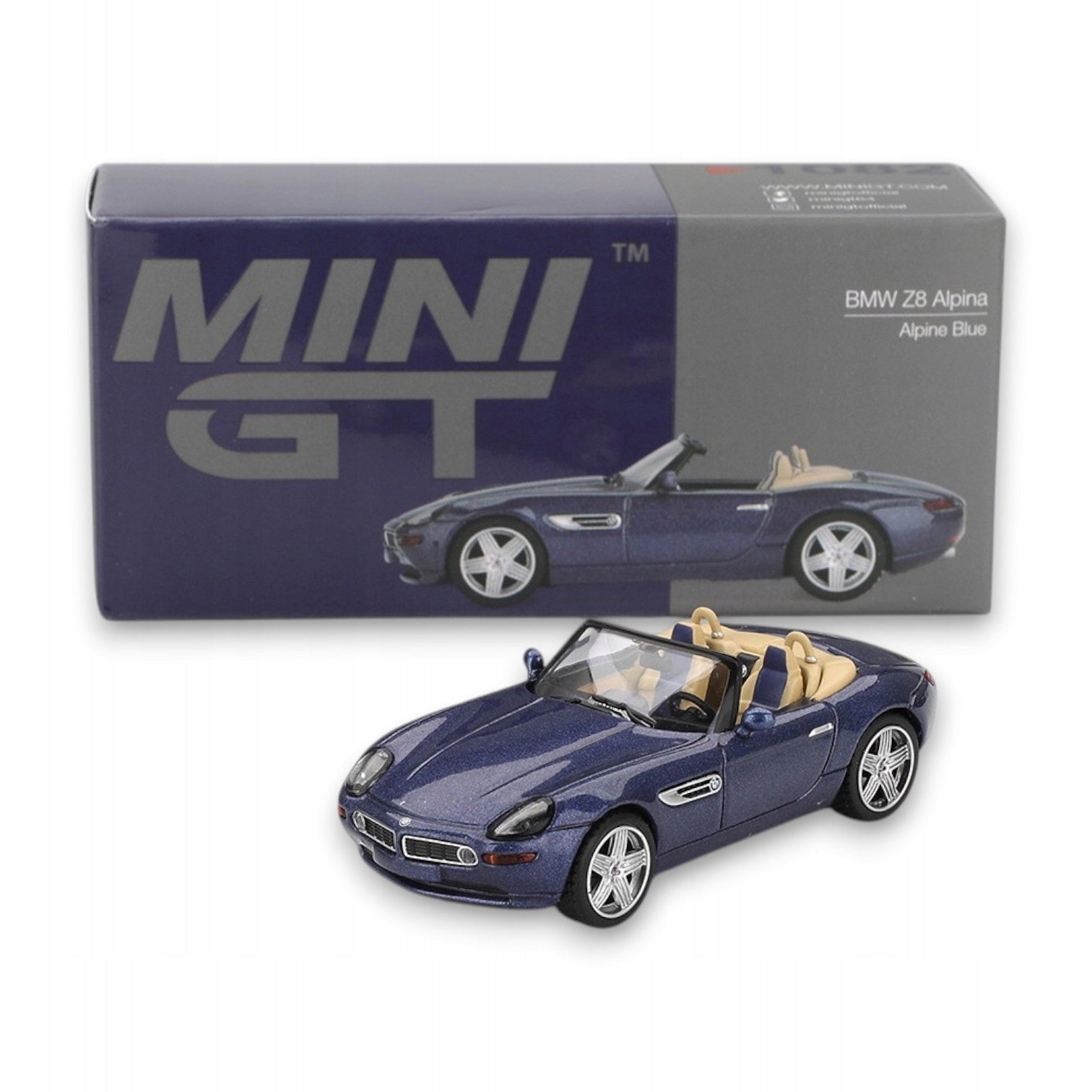 Mini GT - 1:64 BMW Z8 Alpina Alpine Blue LHD MGT01082L